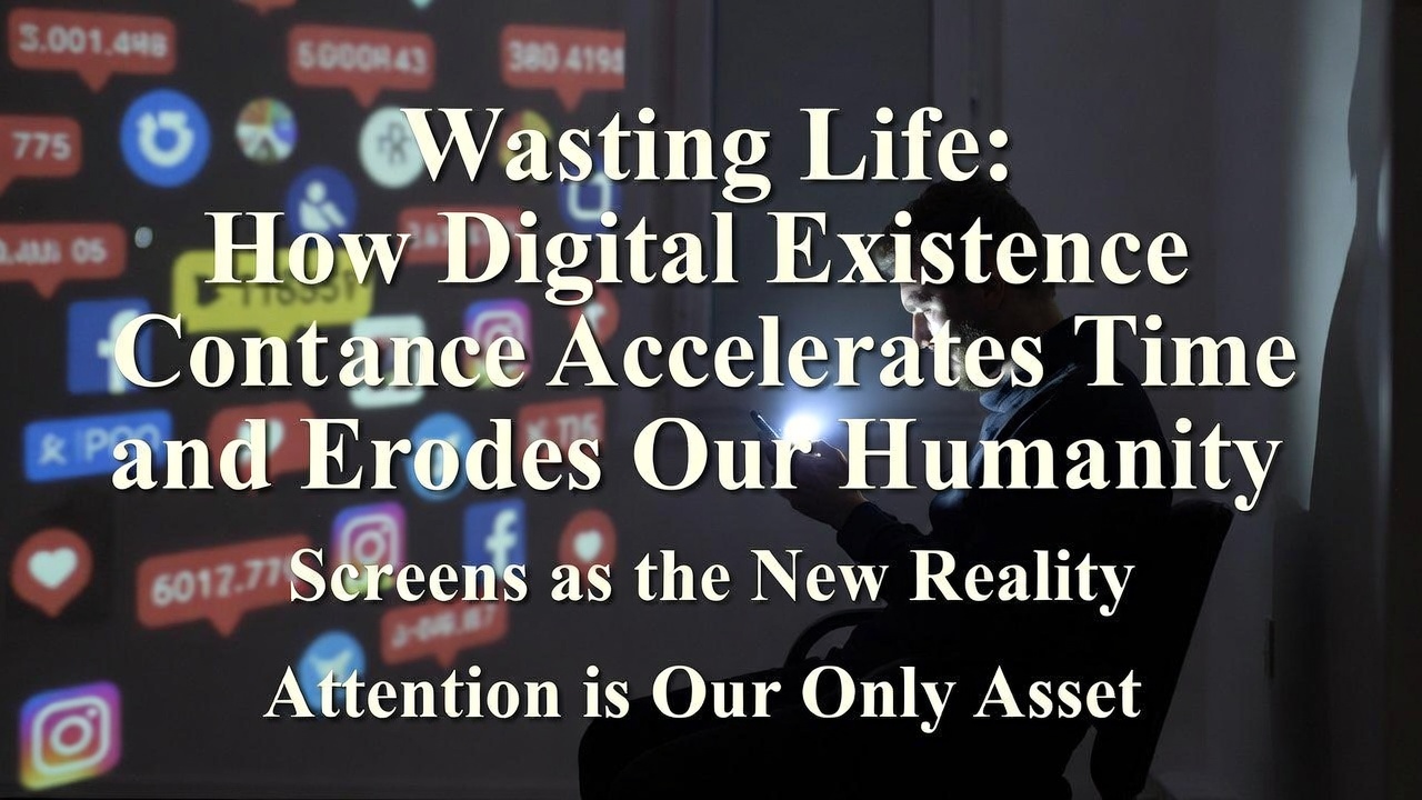 Wasting Life: How Digital Existence Accelerates Time and Erodes Our Humanity