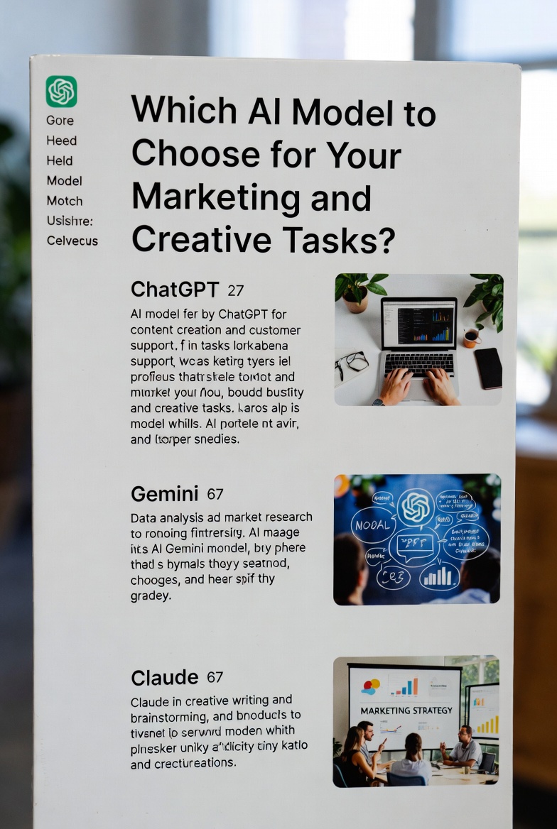 Which AI Model to Choose for Your Marketing and Creative Tasks?