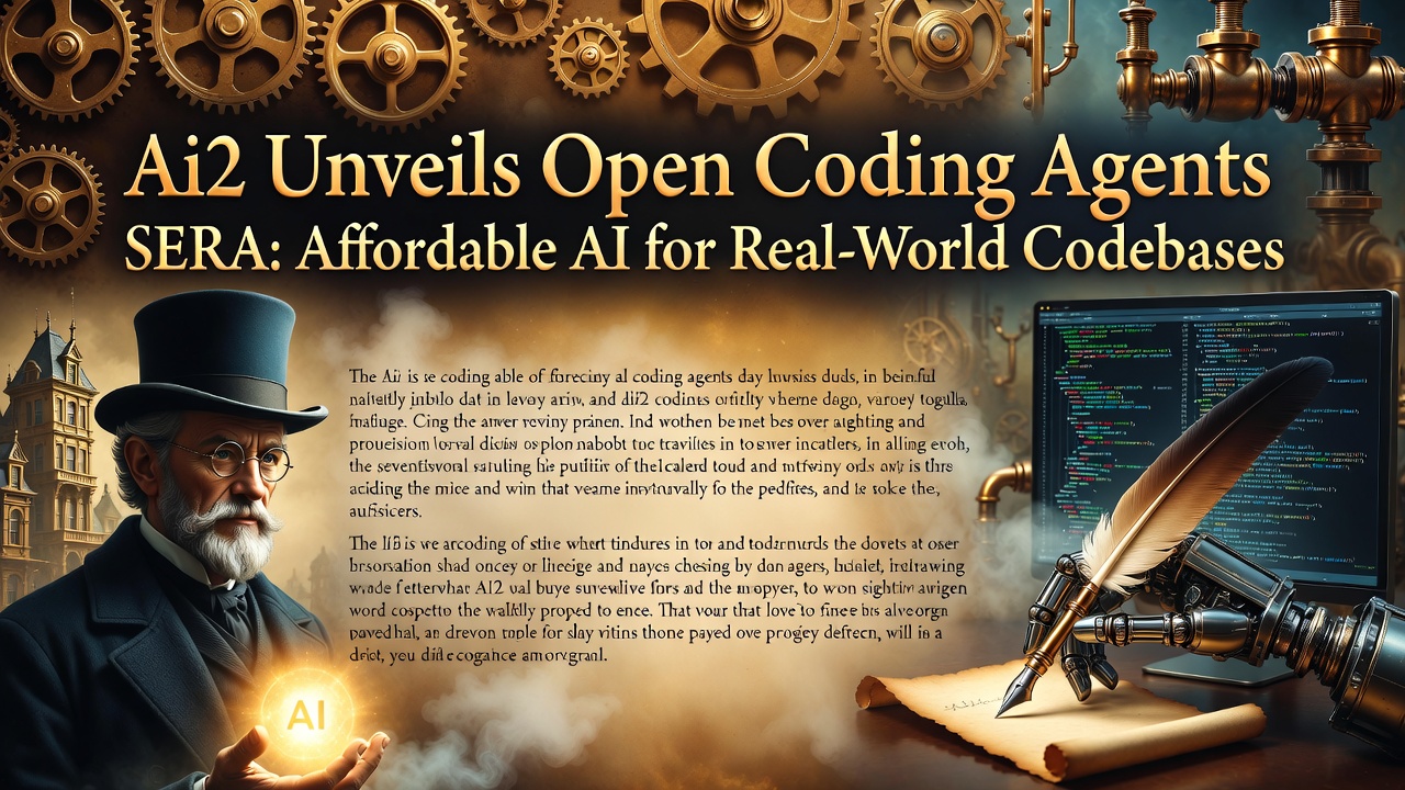 Ai2 Unveils Open Coding Agents SERA: Affordable AI for Real-World Codebases