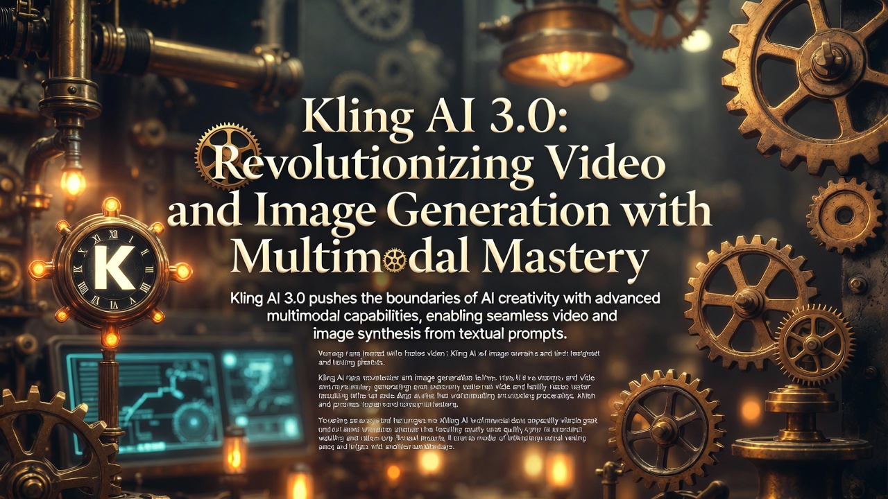 Kling AI 3.0: Revolutionizing Video and Image Generation with Multimodal Mastery