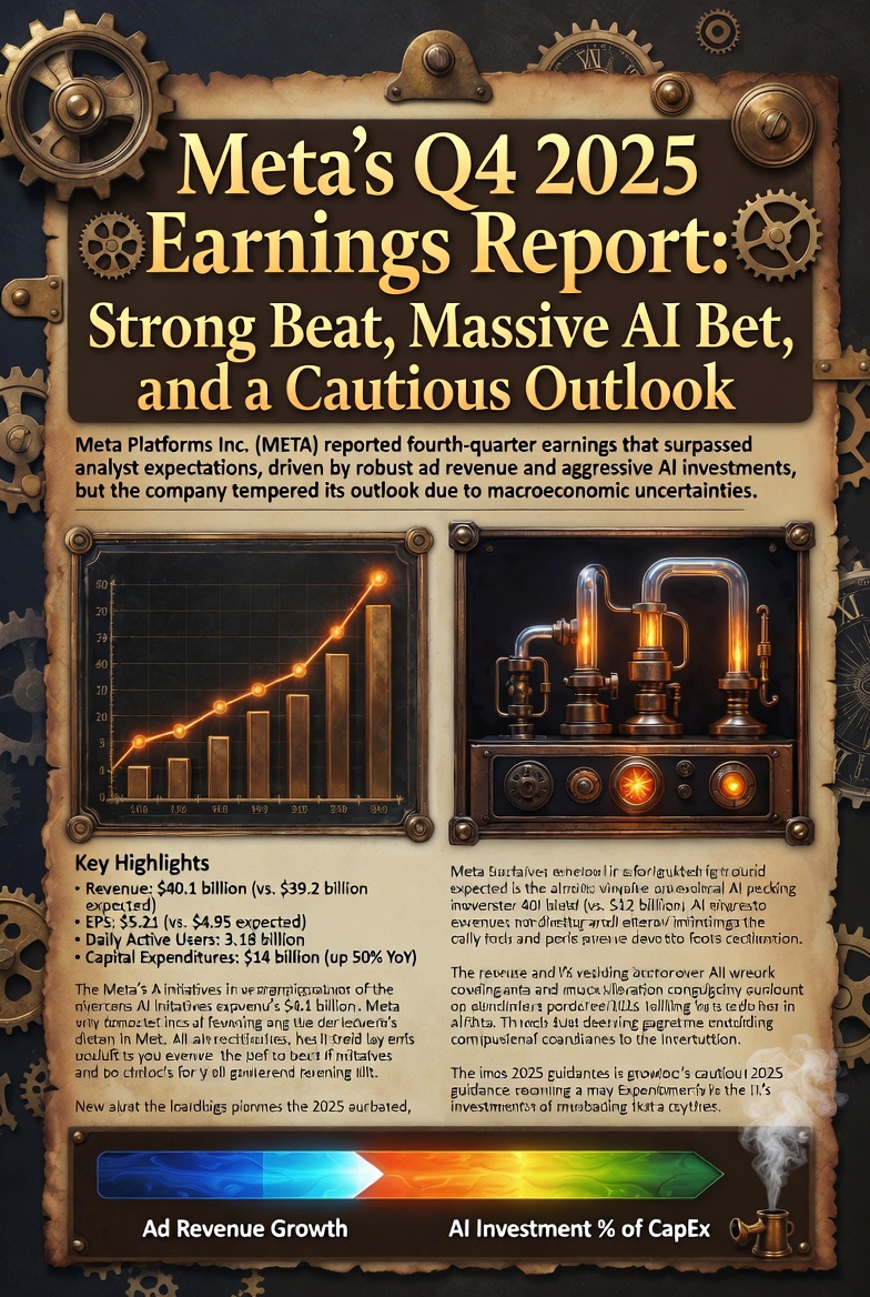 Meta's Q4 2025 Earnings Report: Strong Beat, Massive AI Bet, and a Cautious Outlook