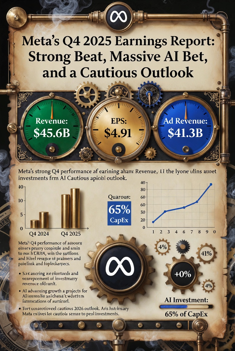 Meta's Q4 2025 Earnings Report: Strong Beat, Massive AI Bet, and a Cautious Outlook