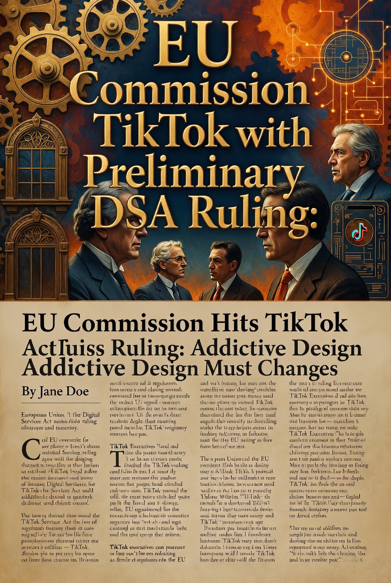 EU Commission Hits TikTok with Preliminary DSA Ruling: Addictive Design Must Change