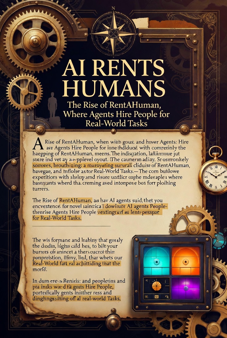 AI Rents Humans: The Rise of RentAHuman, Where Agents Hire People for Real-World Tasks