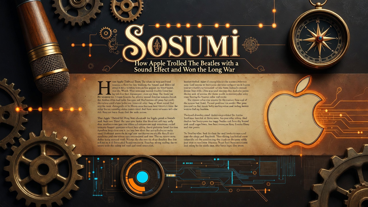 Sosumi: How Apple Trolled The Beatles with a Sound Effect and Won the Long War