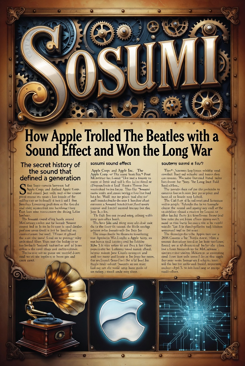 Sosumi: How Apple Trolled The Beatles with a Sound Effect and Won the Long War