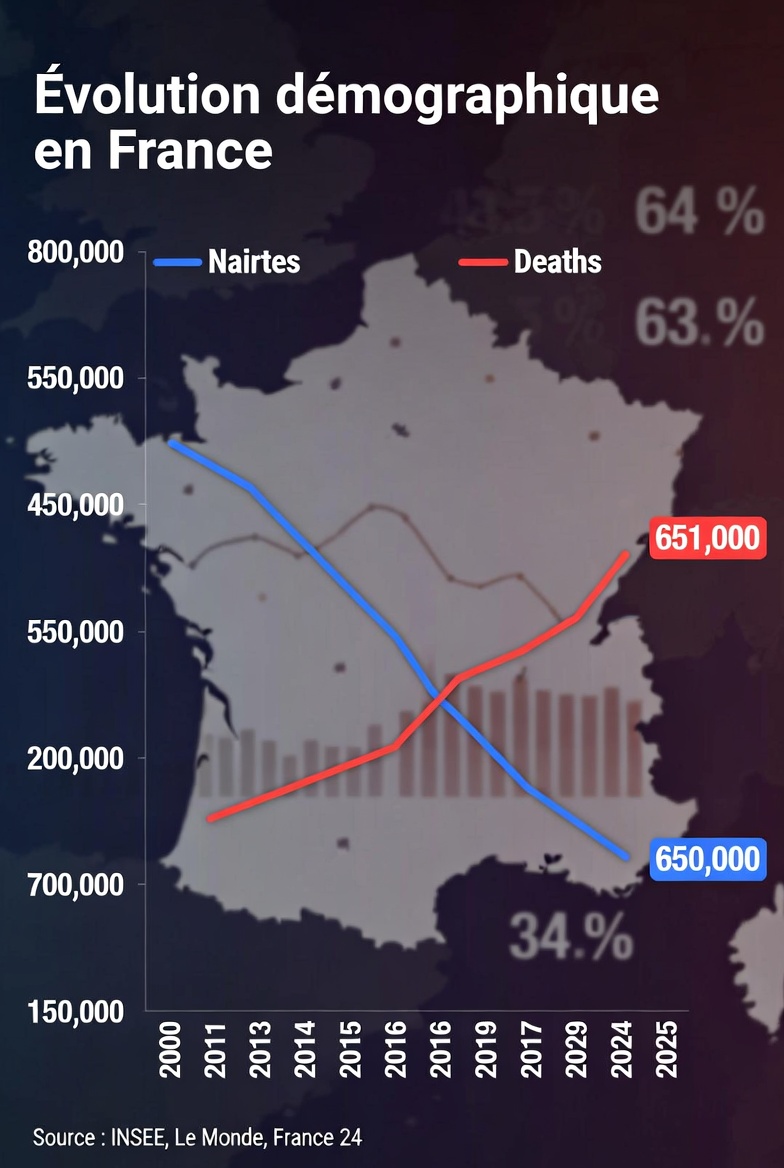 France Enters Era of Natural Population Decline: A Historic Shift
