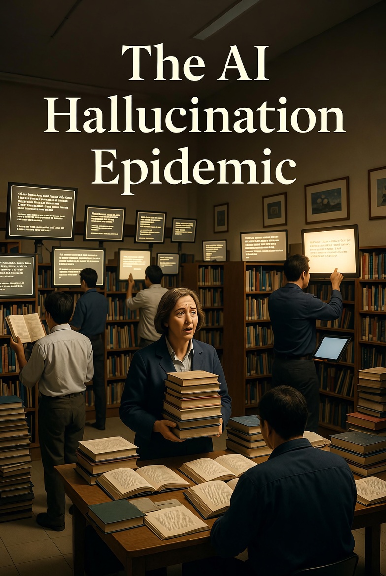 The AI Hallucination Epidemic: How Fabricated Facts Are Overburdening Libraries and Eroding Trust in Knowledge