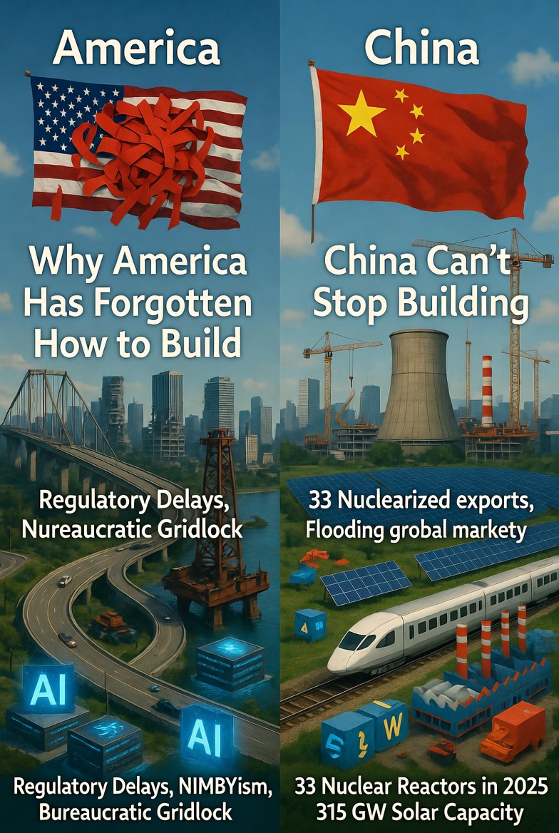 Why America Has Forgotten How to Build While China Can't Stop: The Great Infrastructure Divergence