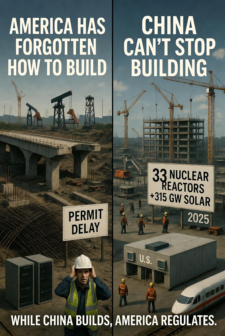 Why America Has Forgotten How to Build While China Can't Stop: The Great Infrastructure Divergence