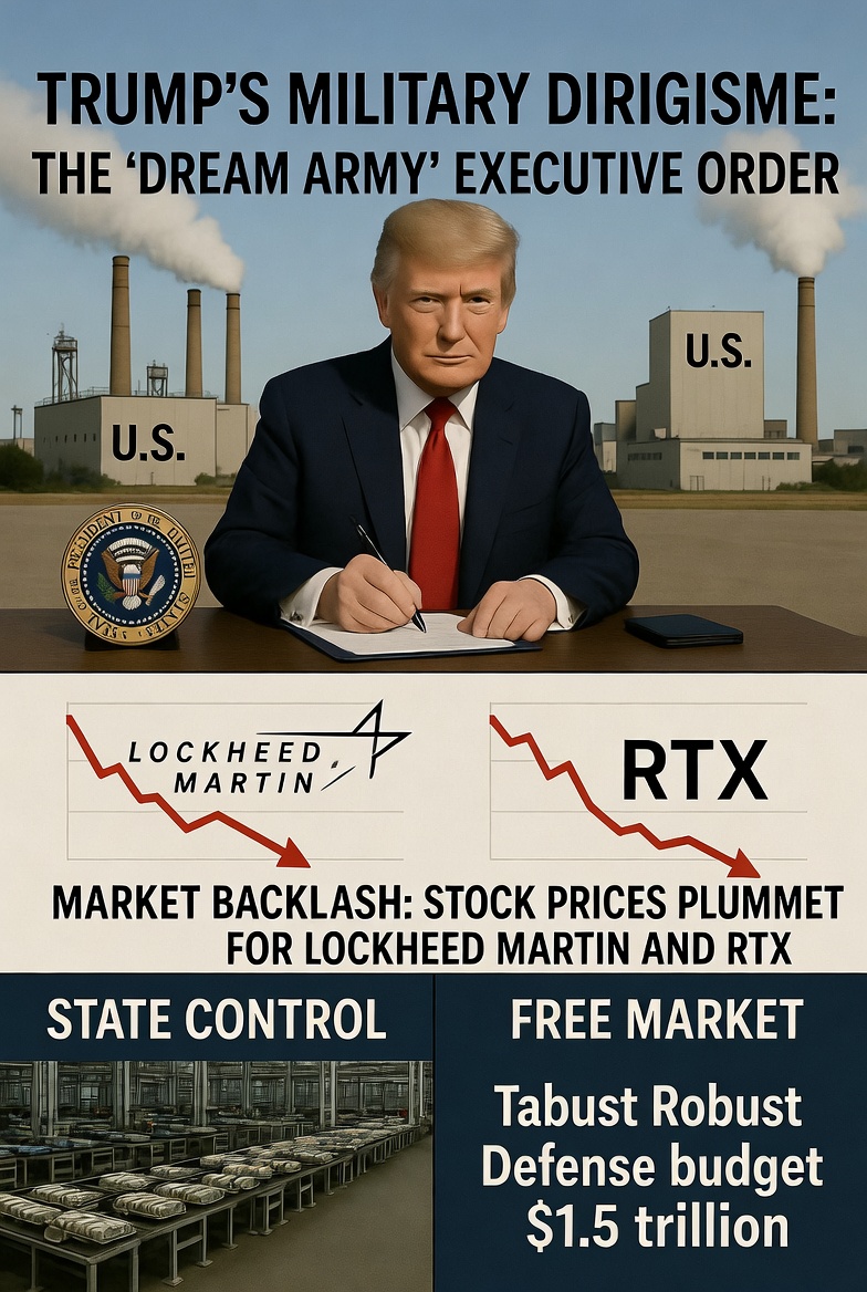 Trump's Military Dirigisme: The "Dream Army" Executive Order and Free Market Nuances