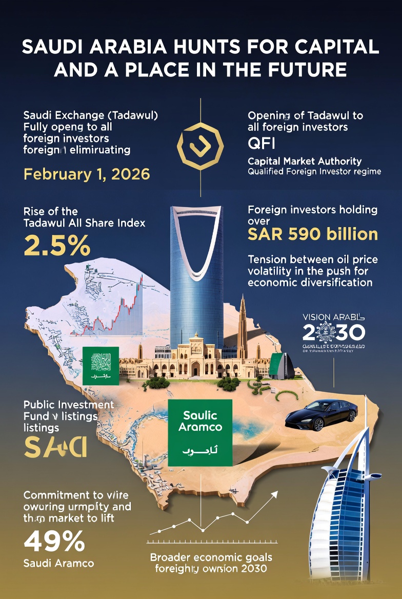 Saudi Arabia Hunts for Capital and a Place in the Future: Opening Tadawul to All Foreign Investors