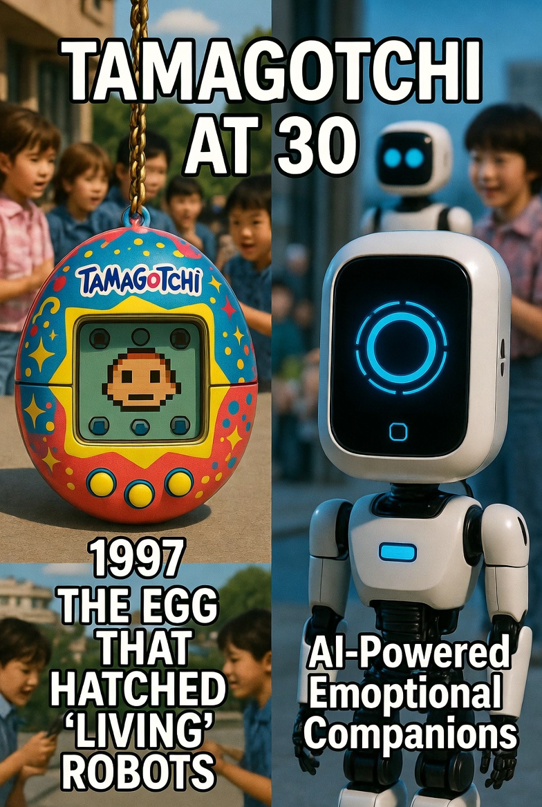 The Egg That Hatched "Living" Robots: Tamagotchi at 30