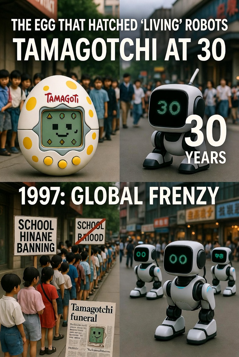 The Egg That Hatched "Living" Robots: Tamagotchi at 30