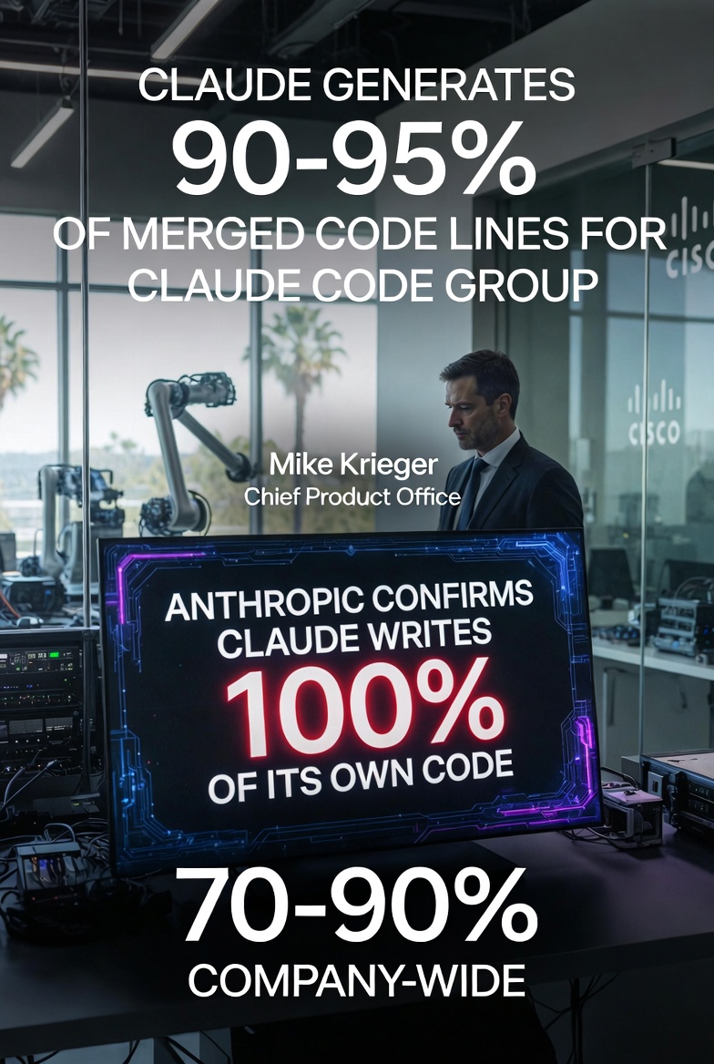 Claude Is Writing Claude: Anthropic's CPO Confirms 100% AI-Generated Code – One Year After the Skeptics Laughed