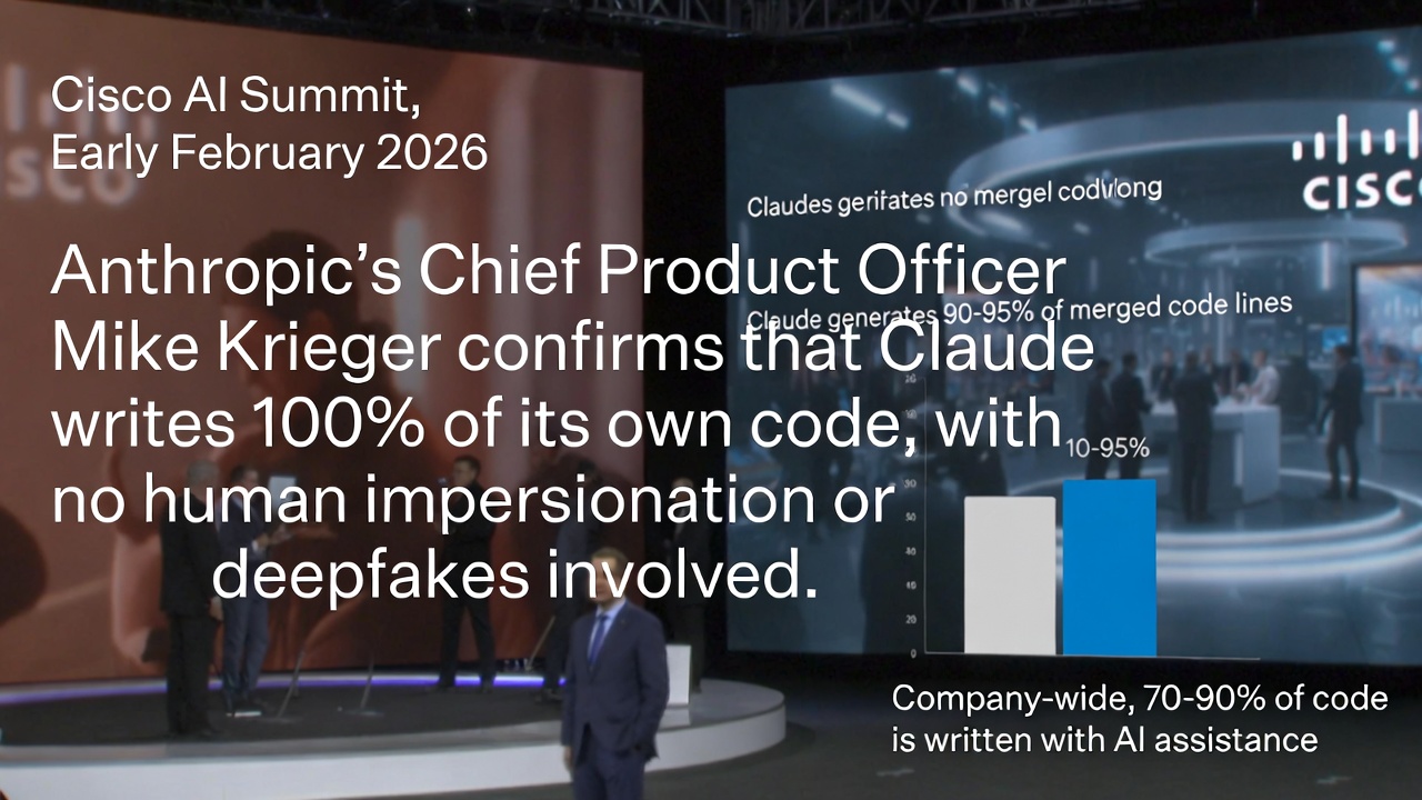 Claude Is Writing Claude: Anthropic's CPO Confirms 100% AI-Generated Code – One Year After the Skeptics Laughed