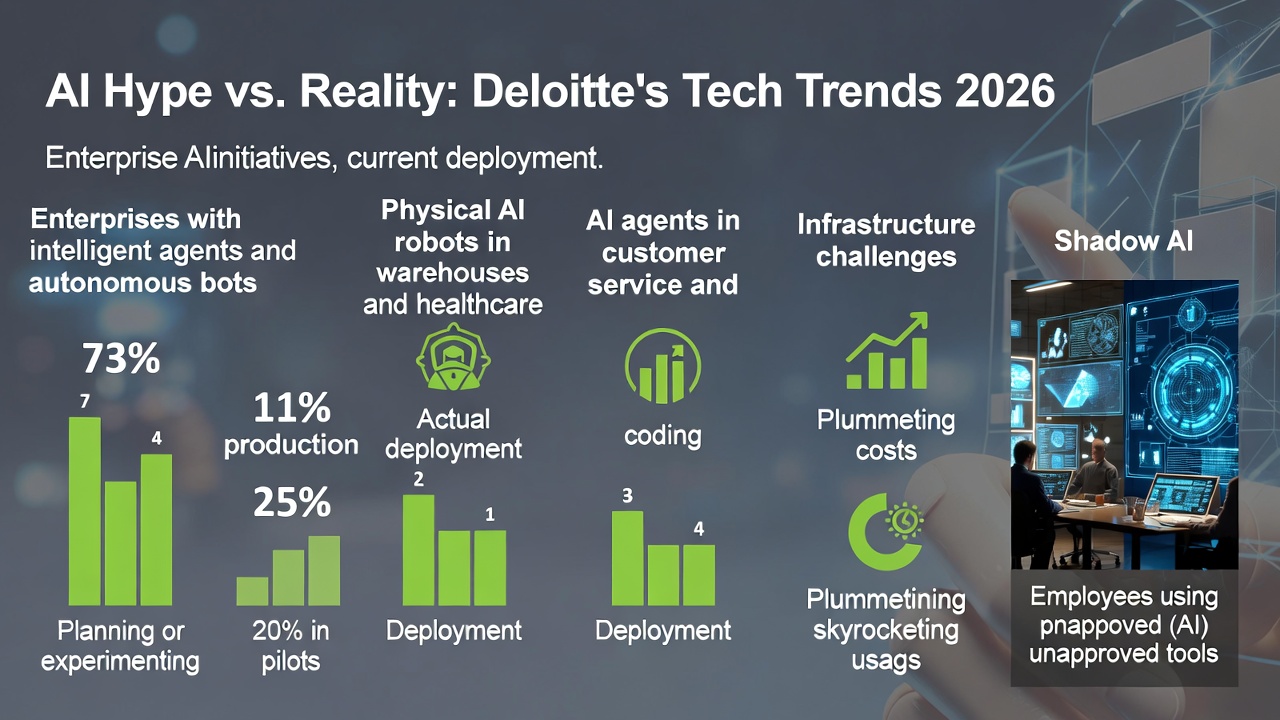 AI Hype vs. Reality: Deloitte's Tech Trends 2026 Exposes the Gap Between Talk and Deployment
