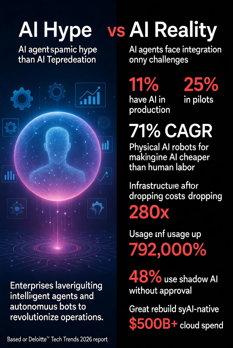 AI Hype vs. Reality: Deloitte's Tech Trends 2026 Exposes the Gap Between Talk and Deployment