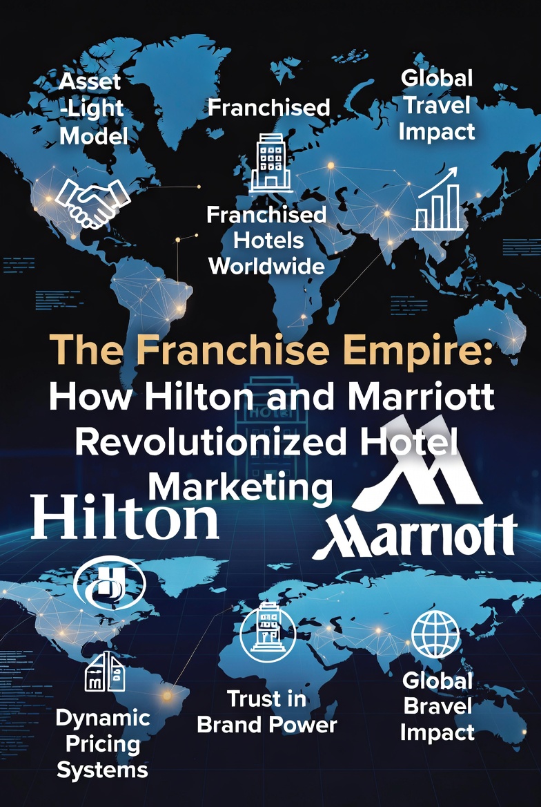 The Franchise Empire: How Hilton and Marriott Revolutionized Hotel Marketing