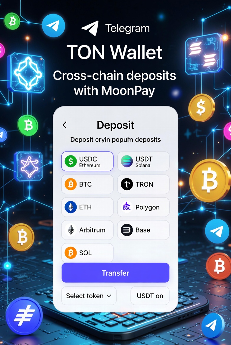 TON Wallet Launches Cross-Chain Deposits in Telegram: Simplifying Crypto Funding Across Blockchains