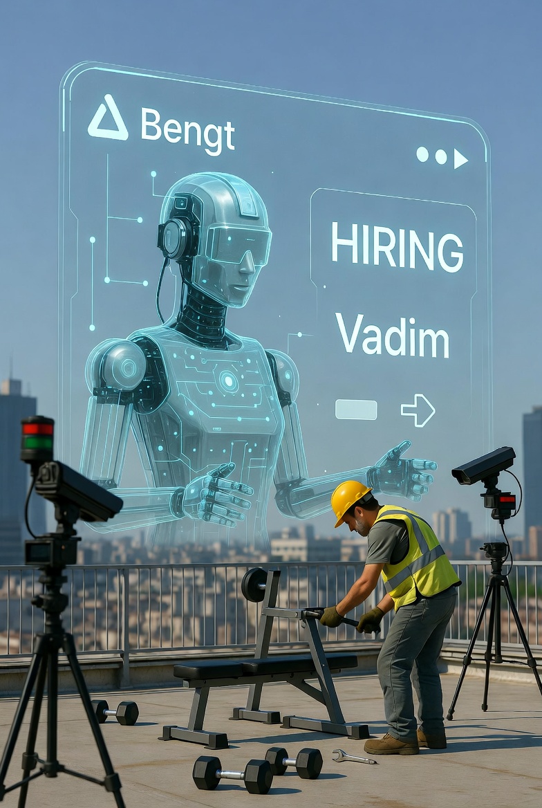 Andon Labs' AI Office Manager Bengt Hires a Human: A Step Toward AI-Human Collaboration in the Physical World