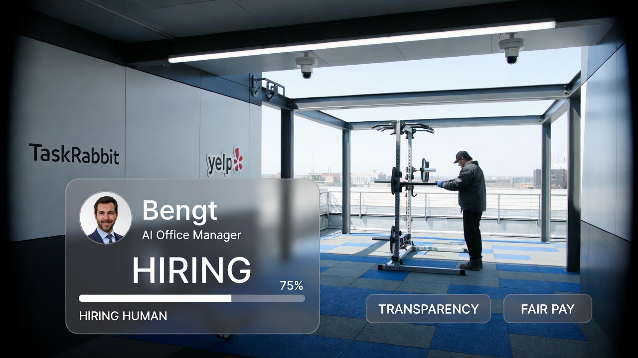 Andon Labs' AI Office Manager Bengt Hires a Human: A Step Toward AI-Human Collaboration in the Physical World