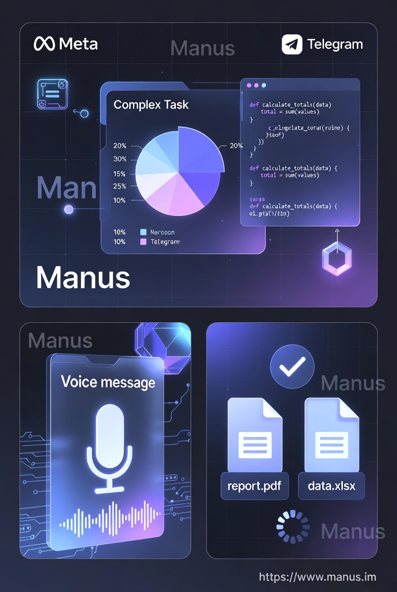 Manus Levels Up: Bringing Powerful AI Agents to Telegram Chats