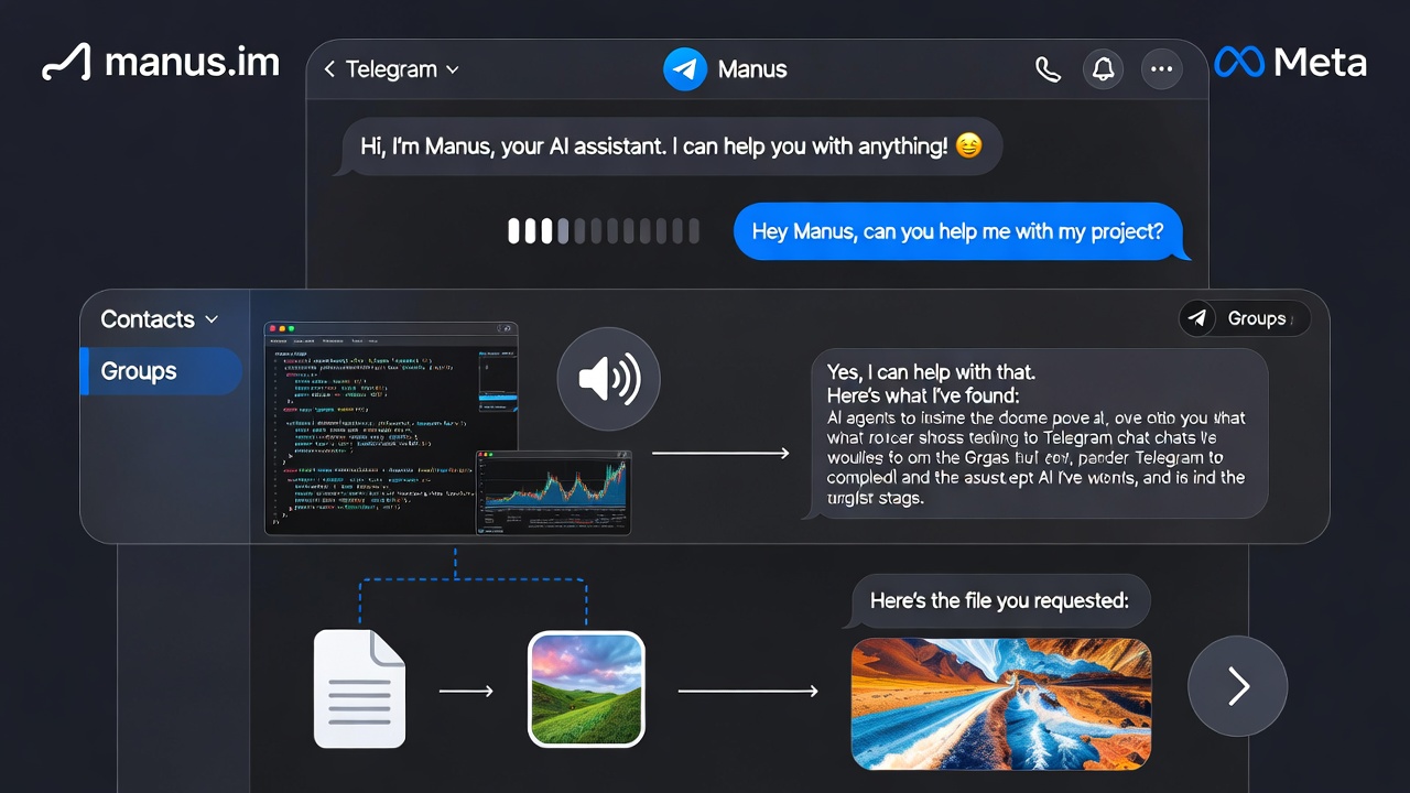 Manus Levels Up: Bringing Powerful AI Agents to Telegram Chats