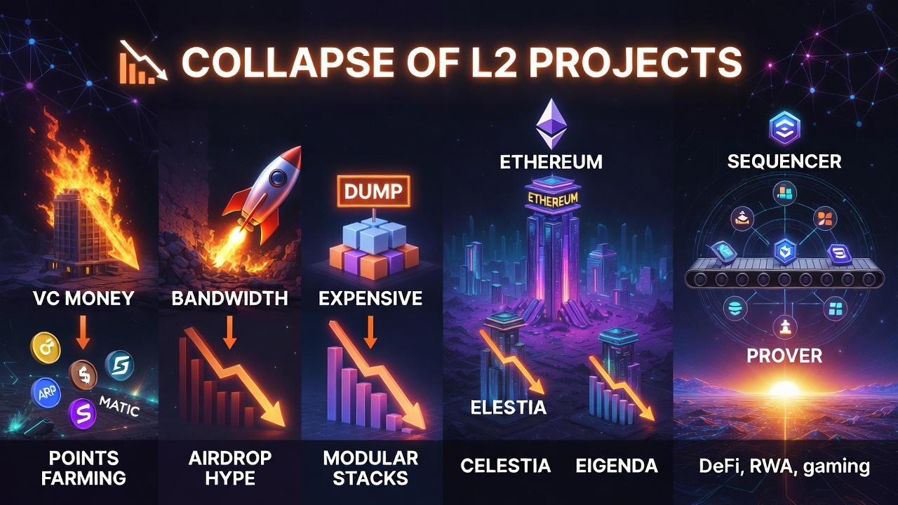 The Impending Collapse of the L2, Modular, and Restaking Crypto Bubble