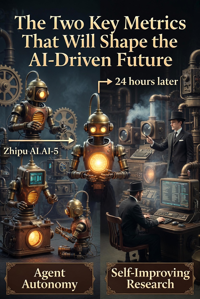 The Two Key Metrics That Will Shape the AI-Driven Future: Agent Autonomy and Self-Improving Research