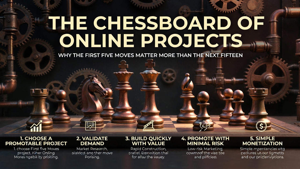 The Chessboard of Online Projects: Why the First Five Moves Matter More Than the Next Fifteen