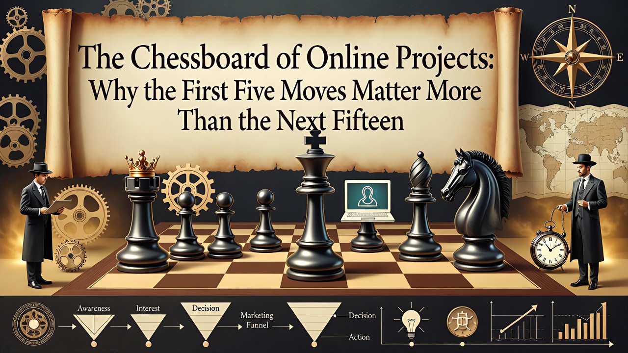 The Chessboard of Online Projects: Why the First Five Moves Matter More Than the Next Fifteen