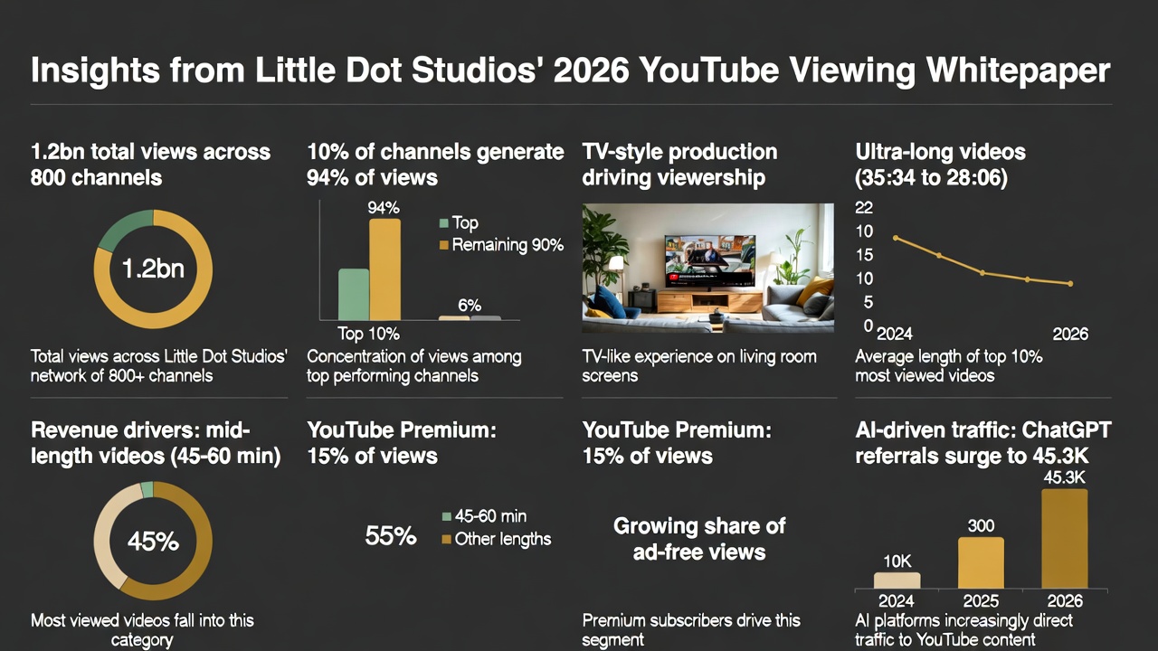 Insights from Little Dot Studios' 2026 YouTube Viewing Whitepaper: Evolving Trends in Content and Consumption