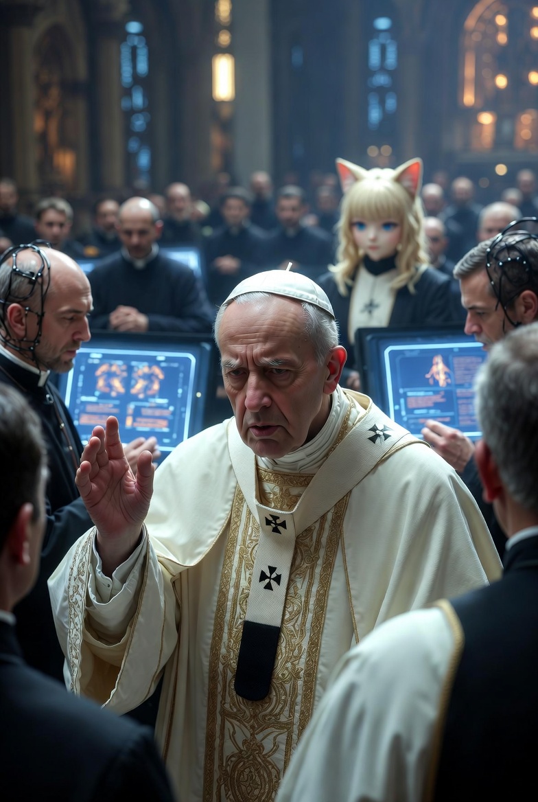 Priests on Neural Steroids: AI's Encroachment into Sacred Sermons