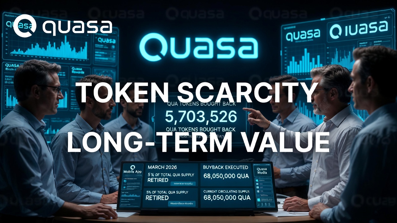QUASA Team Executes Largest Token Buyback in Two Years, Retiring 5% of Total QUA Supply