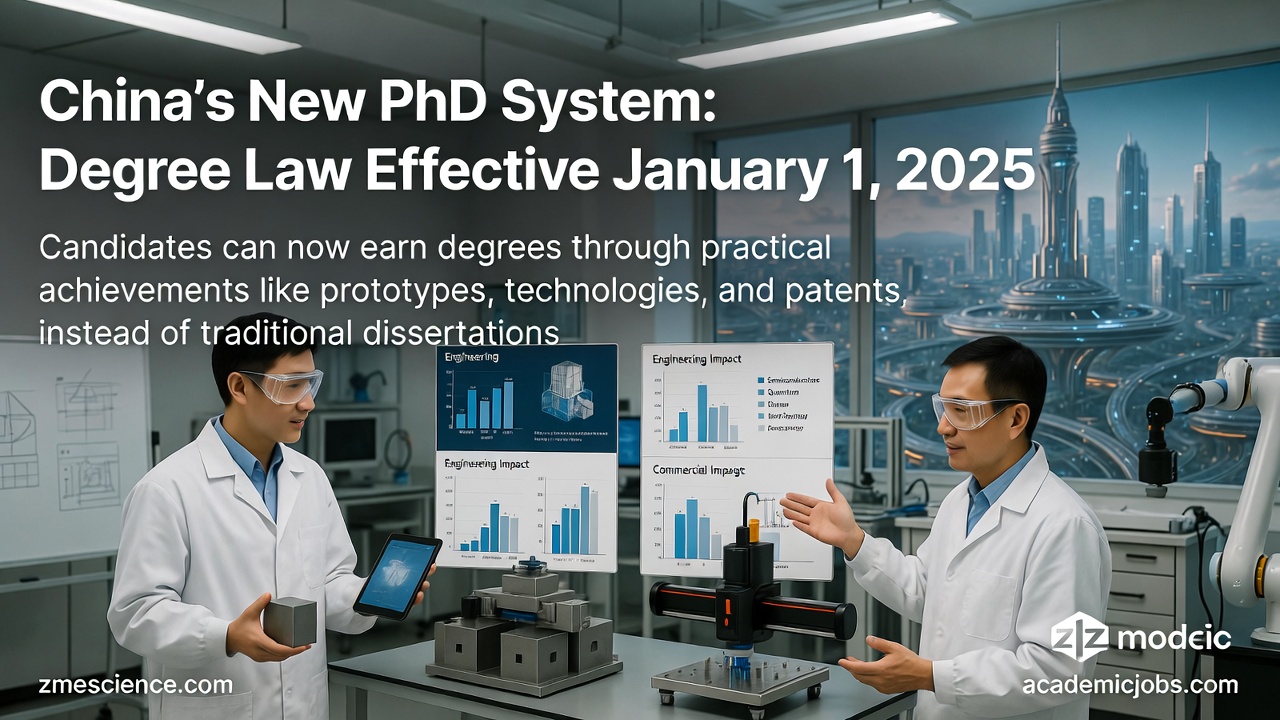 China Ushers in a New Era for PhDs: Practical Achievements Replace Traditional Dissertations