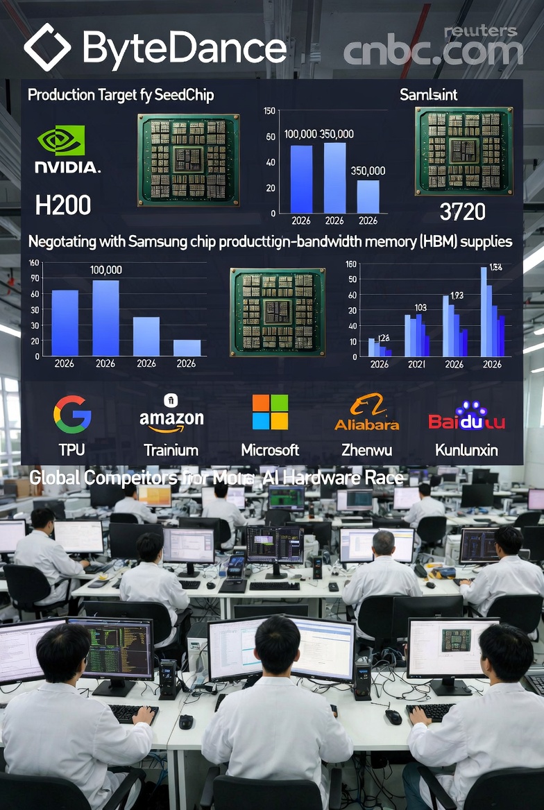 ByteDance Pursues Custom AI Chip Development Amid Samsung Manufacturing Talks