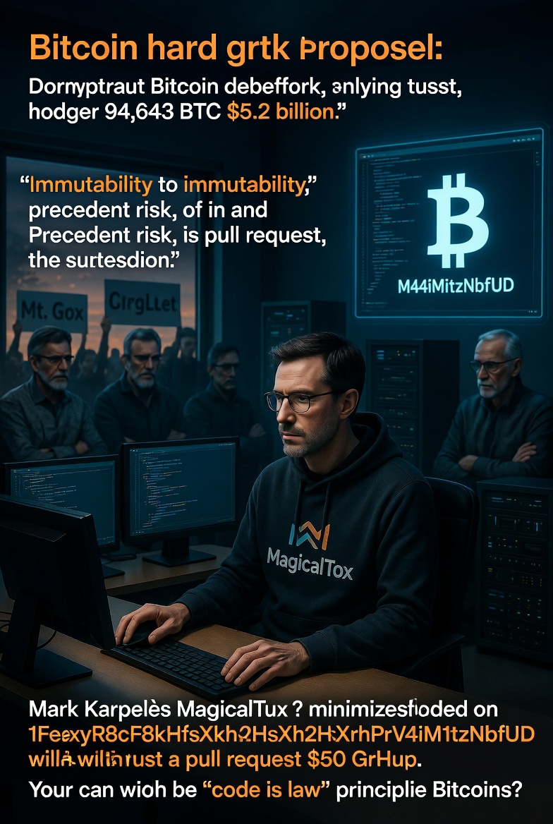 Former Mt. Gox CEO Proposes Bitcoin Hard Fork to Recover .2 Billion in Stolen Funds — Community Swiftly Rejects It