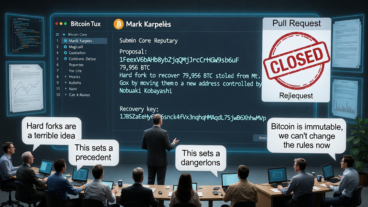 Former Mt. Gox CEO Proposes Bitcoin Hard Fork to Recover .2 Billion in Stolen Funds — Community Swiftly Rejects It
