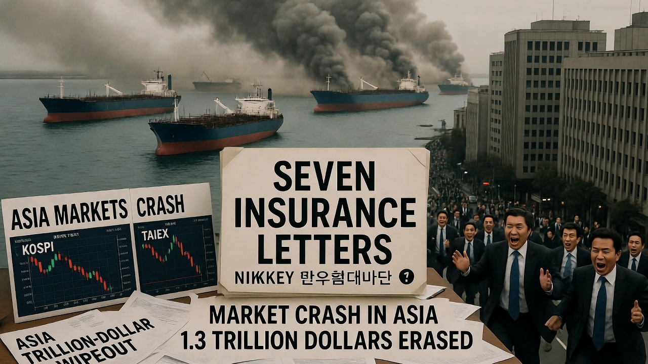 Seven Insurance Letters: More Devastating Than Three Carrier Strike Groups – <img.3 Trillion Wiped from Asian Markets