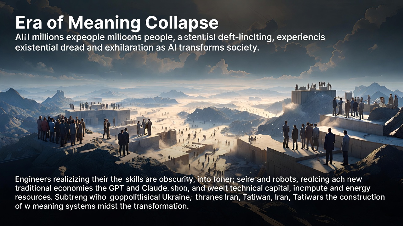 The Era of Meaning Collapse
