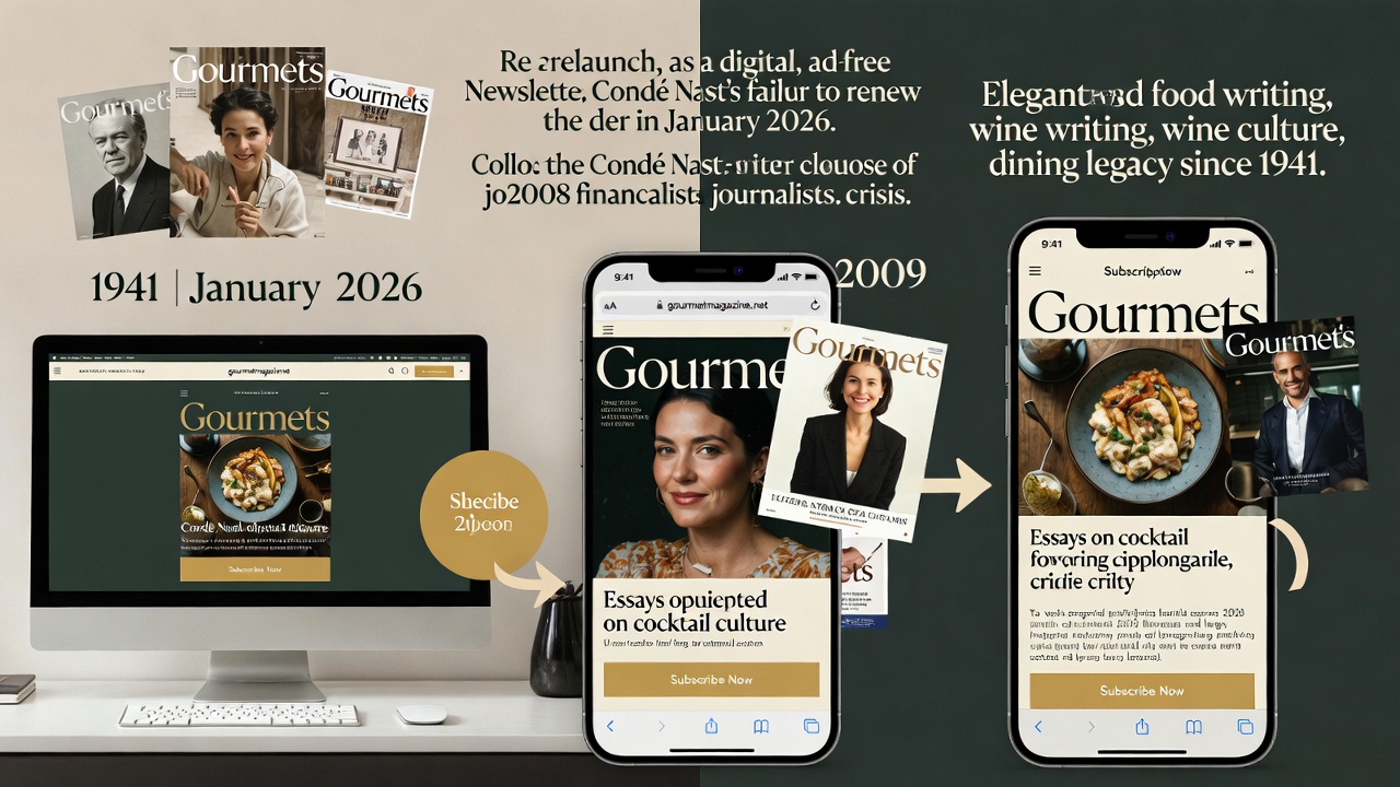 The Revival of Gourmet Magazine: A Trademark Twist and a New Digital Era