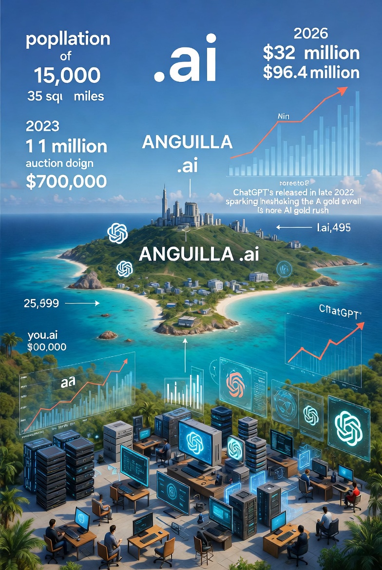 Anguilla's AI Windfall: How the .ai Domain Turned a Tiny Island into a Tech Revenue Powerhouse