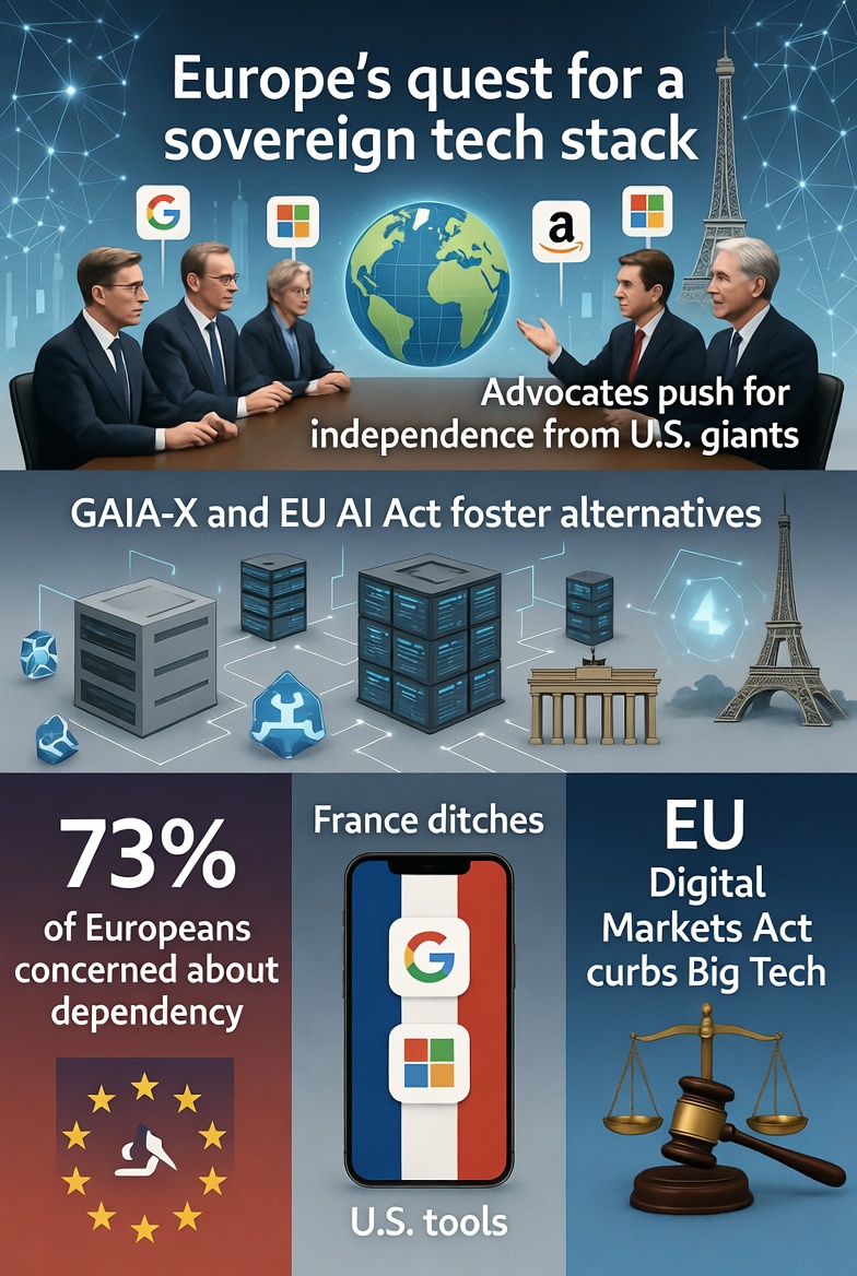 Europe's Quest for a Sovereign Tech Stack: Breaking Free from US Dominance