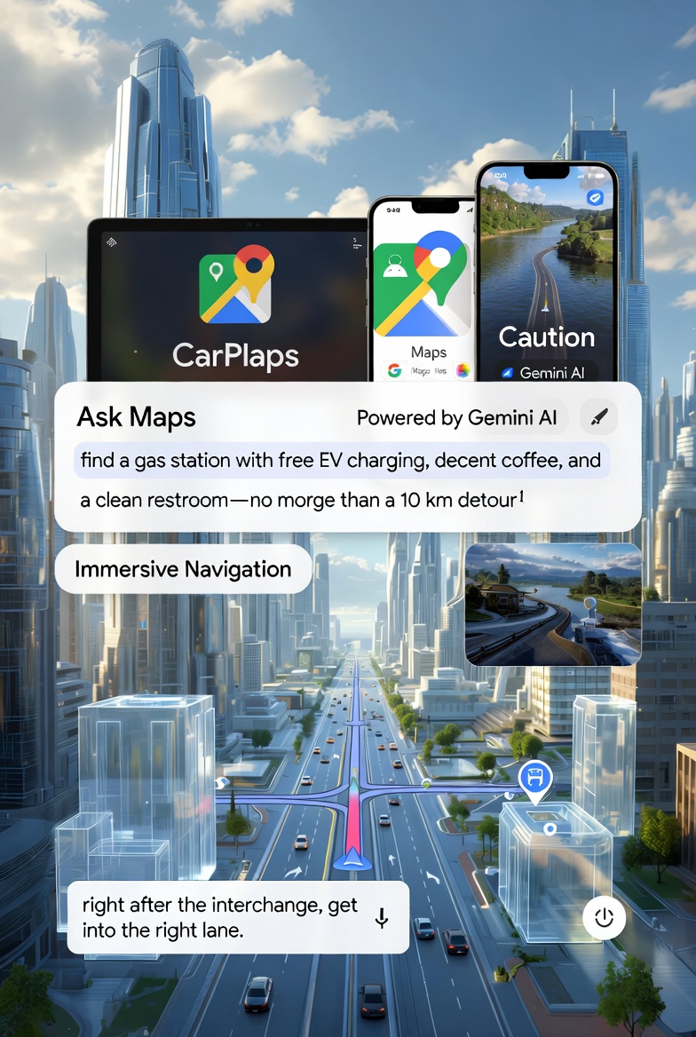 Google Maps Unleashes Its Biggest Overhaul in a Decade: Gemini-Powered 'Ask Maps' and Immersive Navigation Arrive