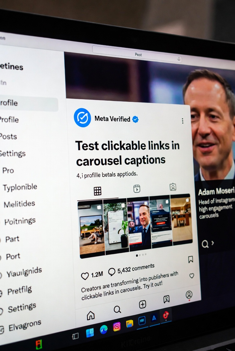 Instagram's Shift: Testing Clickable Links in Carousel Captions for Paid Users