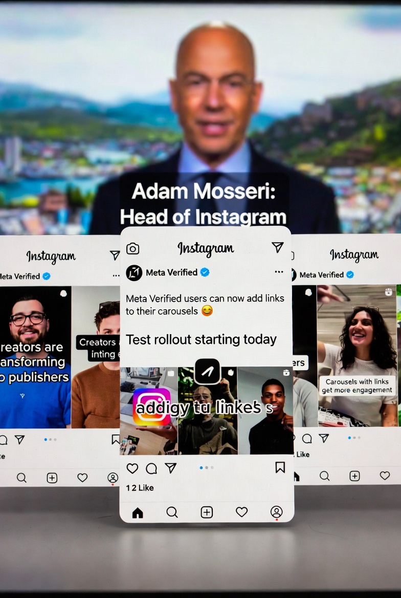 Instagram's Shift: Testing Clickable Links in Carousel Captions for Paid Users
