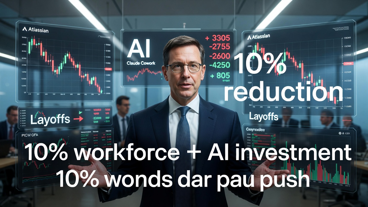 Atlassian Slashes 10% of Workforce to Self-Fund AI Push Amid Plunging Stock Value