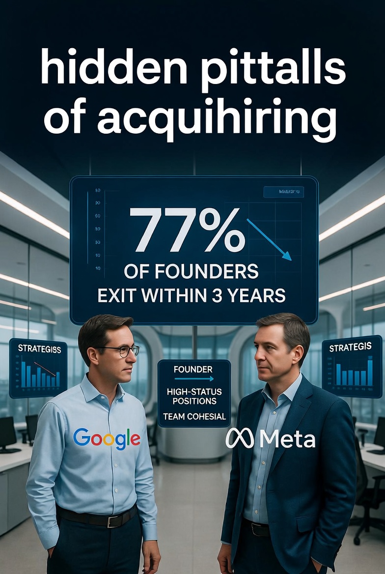 The Hidden Pitfalls of Acquihiring: Why Acquired Talent Often Flees Big Tech