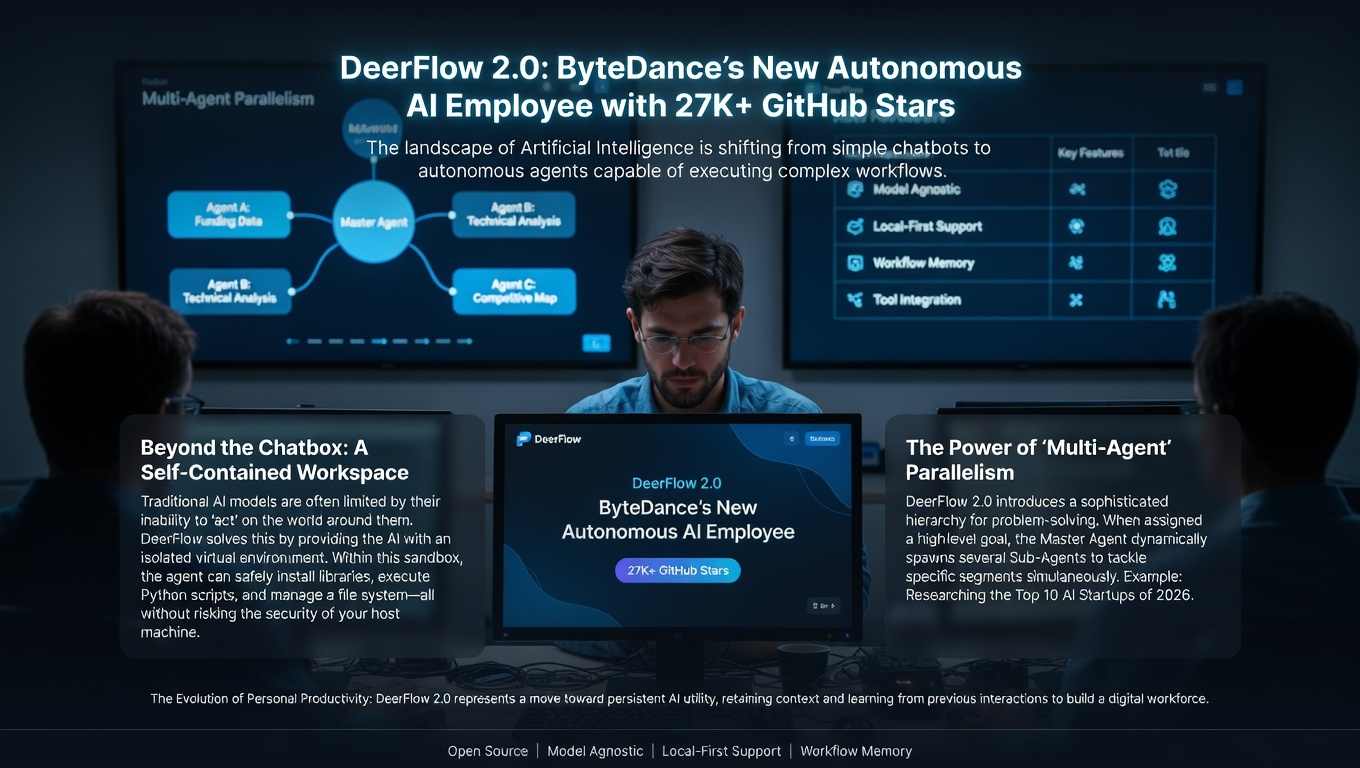 Gemini DeerFlow 2.0: ByteDance’s New Autonomous AI Employee with 27K+ GitHub Stars